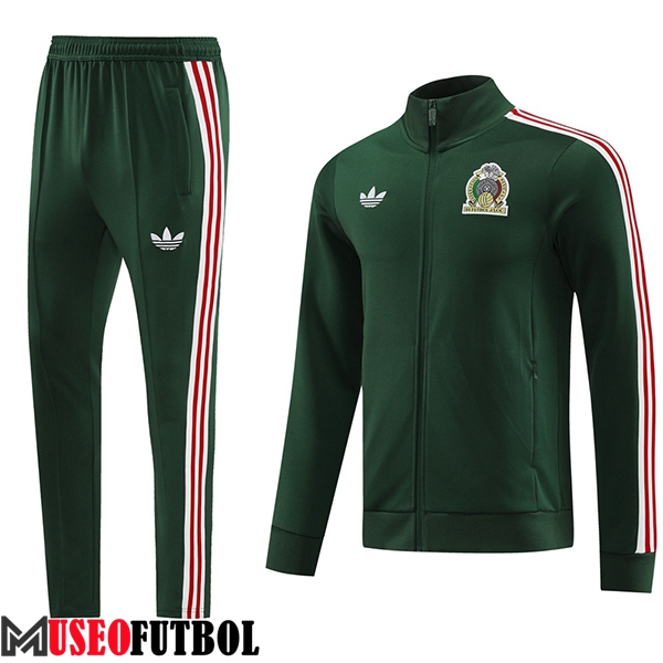 Chandal Equipos De Futbol - Chaqueta México Verde 2024/2025