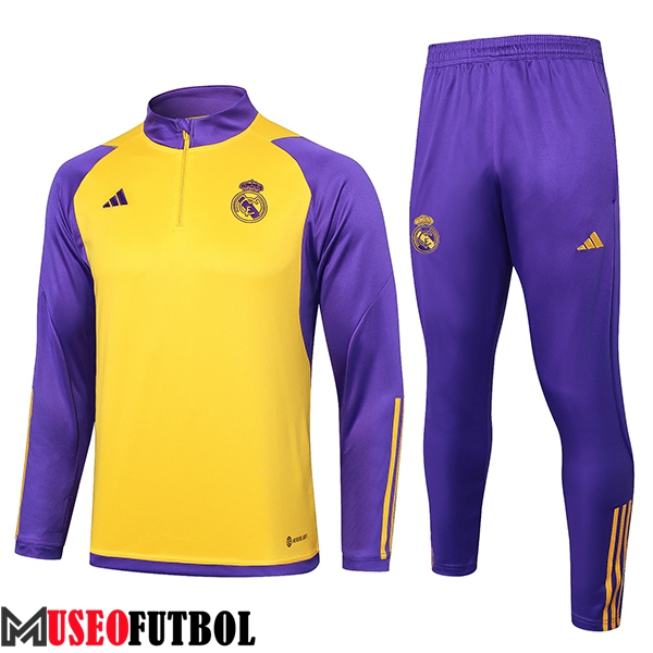 Chandal Equipos De Futbol Real Madrid Violeta/Amarillo 2024/2025