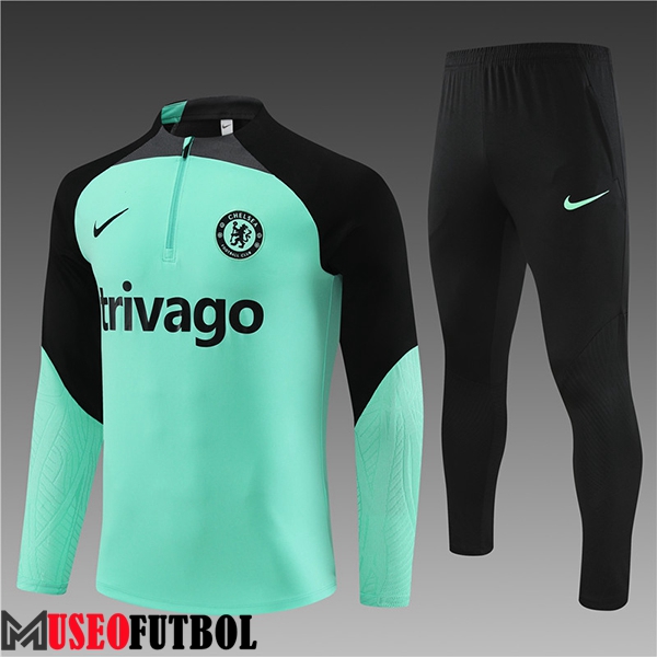 Chandal Equipos De Futbol FC Chelsea Ninos Verde/Negro 2023/2024