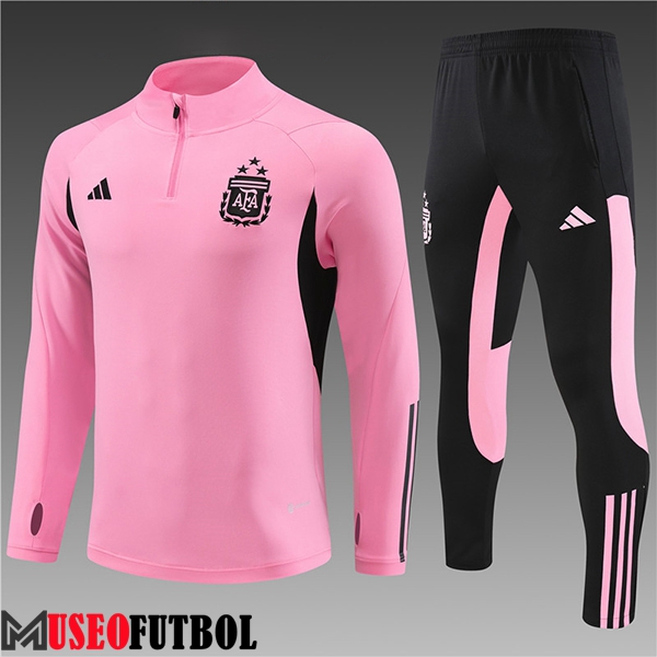 Chandal Equipos De Futbol Argentina Ninos Rosa/Negro 2024/2025