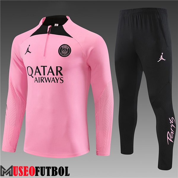 Chandal Equipos De Futbol Jordan PSG Ninos Rosa/Negro 2024/2025