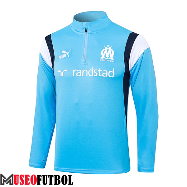 Sudadera De Entrenamiento Marsella Azul Claro 2023/2024 -03