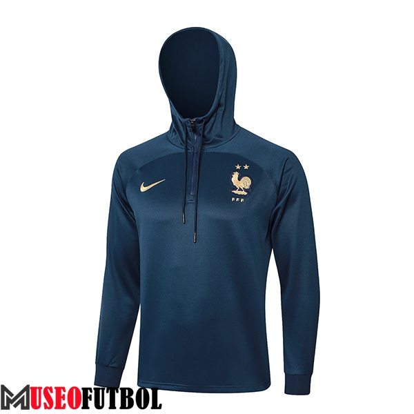 Sudadera De Entrenamiento Capucha Francia Azul marino 2024/2025