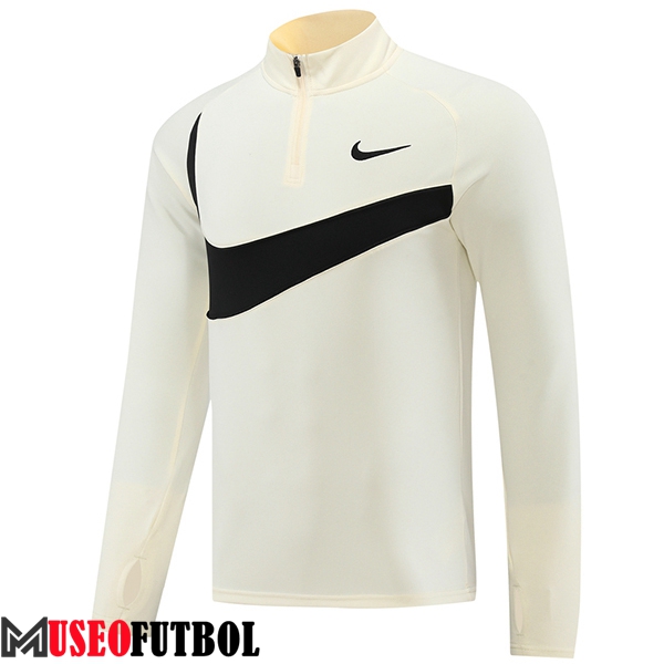 Sudadera De Entrenamiento Nike Beige/Negro 2024/2025