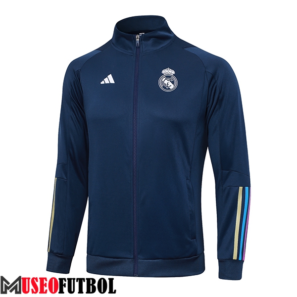 Chaquetas Futbol Real Madrid Azul marino 2023/2024 -02