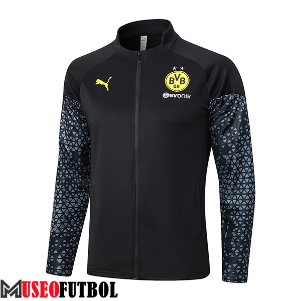 Chaquetas Futbol Dortmund Negro 2023/2024 -03