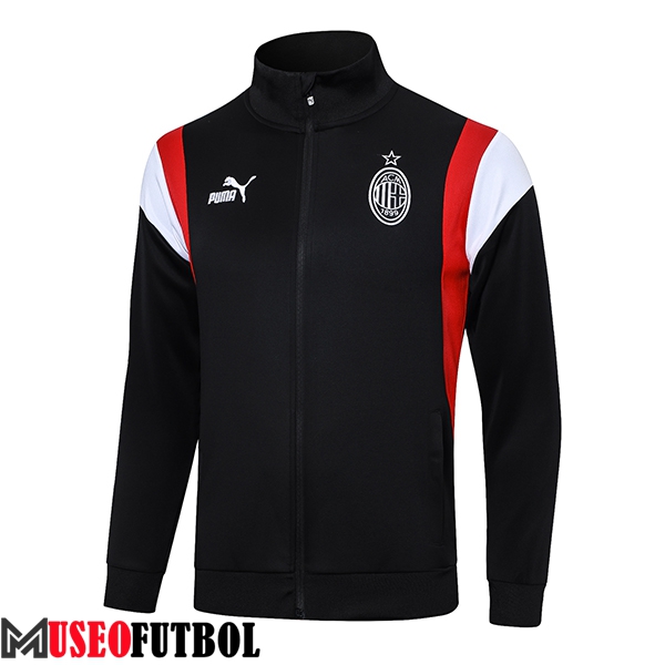 Chaquetas Futbol AC Milan Negro 2023/2024