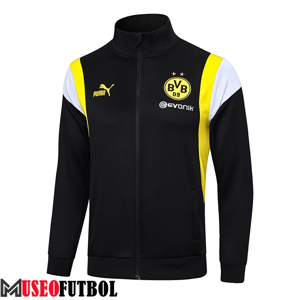 Chaquetas Futbol Dortmund Negro 2023/2024 -02