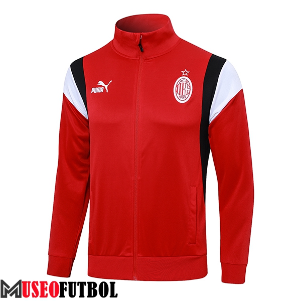 Chaquetas Futbol AC Milan Rojo 2023/2024 -02