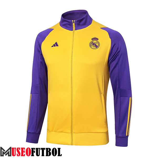 Chaquetas Futbol Real Madrid Amarillo/Violeta 2024/2025