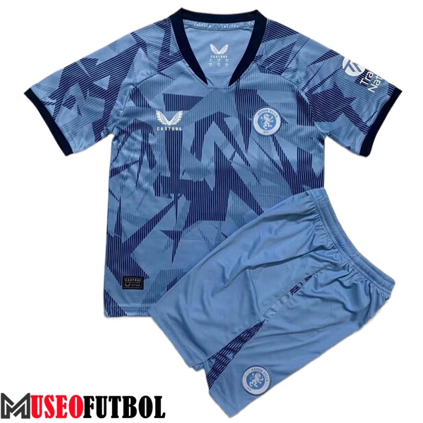 Camisetas De Futbol Aston Villa Ninos Tercera 2023/2024