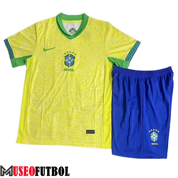 Camisetas De Futbol Brasil Ninos Primera 2024/2025