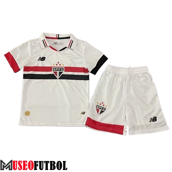 Camisetas De Futbol Sao Paulo FC Ninos Primera 2024/2025