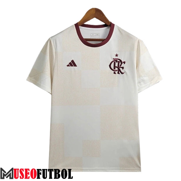 Camiseta Entrenamiento Flamenco Blanco/Marrón 2024/2025