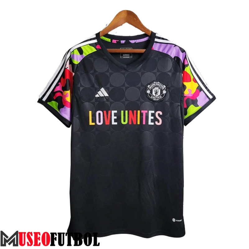 Camiseta Entrenamiento Manchester United Negro 2024/2025 -06