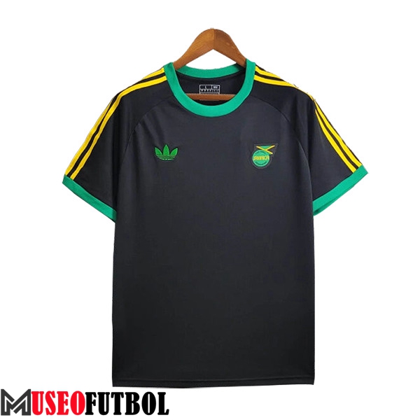 Camiseta Entrenamiento Jamaica Negro/Amarillo/Verde 2024/2025