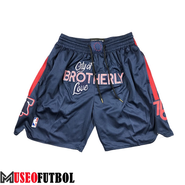 Cortos NBA Philadelphia 76ers 2024/25 Azul Oscuro - 02