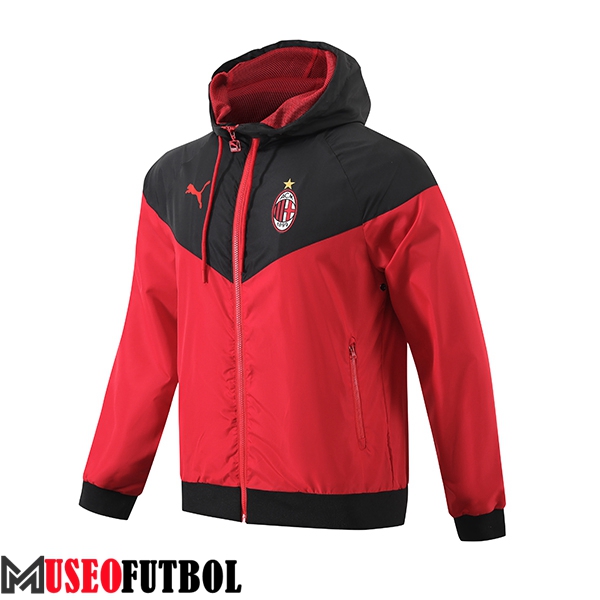 Rompevientos AC Milan Rojo/Negro 2024/2025