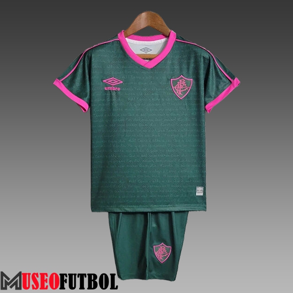 Camiseta Entrenamiento + Cortos Fluminense Ninos Verde/Violeta 2024/2025