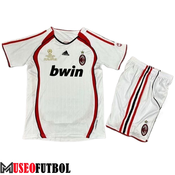 Camisetas De Futbol AC Milan Retro Ninos Segunda 2006/2007