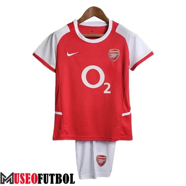 Camisetas De Futbol Arsenal Retro Ninos Primera 2002/2004