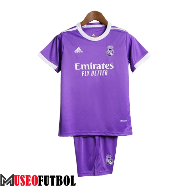 Camisetas De Futbol Real Madrid Retro Ninos Segunda 2017/2018