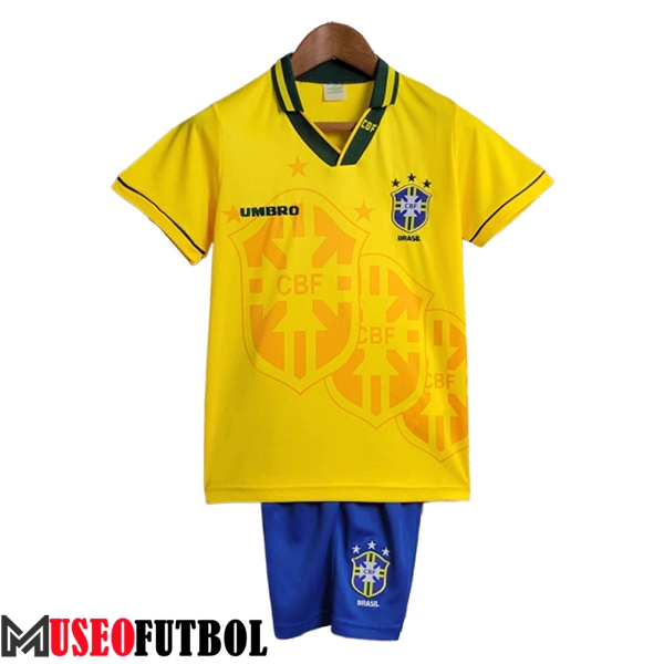 Camisetas De Futbol Brasil Retro Ninos Primera 1994