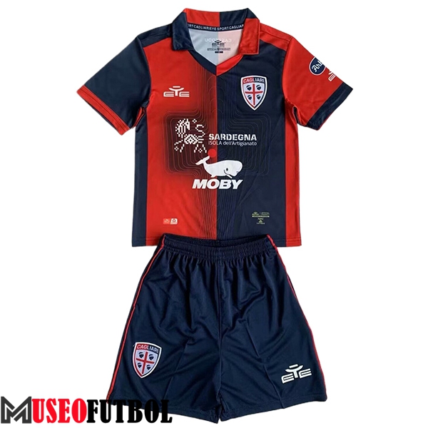 Camisetas De Futbol Cagliari Ninos Primera 2023/2024