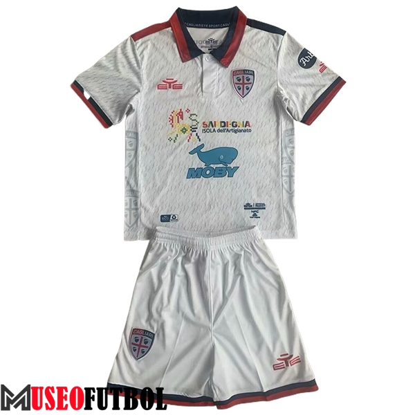 Camisetas De Futbol Cagliari Ninos Segunda 2023/2024