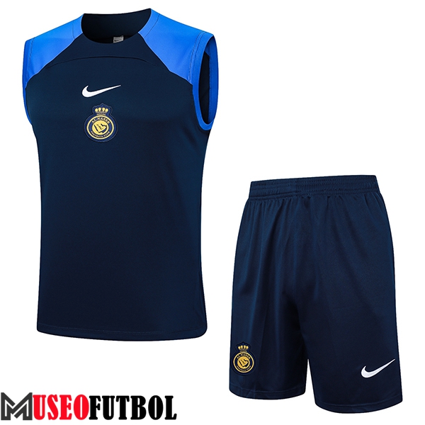 Camiseta Entrenamiento sin mangas + Cortos Al-Nassr FC Azul Oscuro 2024/2025