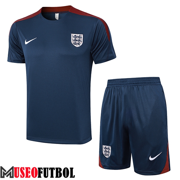 Camiseta Entrenamiento + Cortos Inglaterra Azul marino 2024/2025