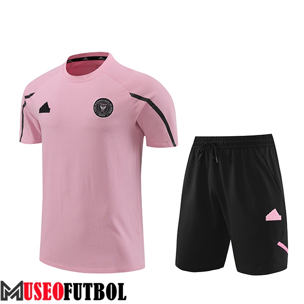 Camiseta Entrenamiento + Cortos Inter Miami CF Rosa/Negro 2024/2025