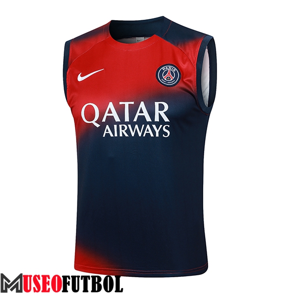 Chalecos De Futbol PSG Rojo/Azul 2024/2025