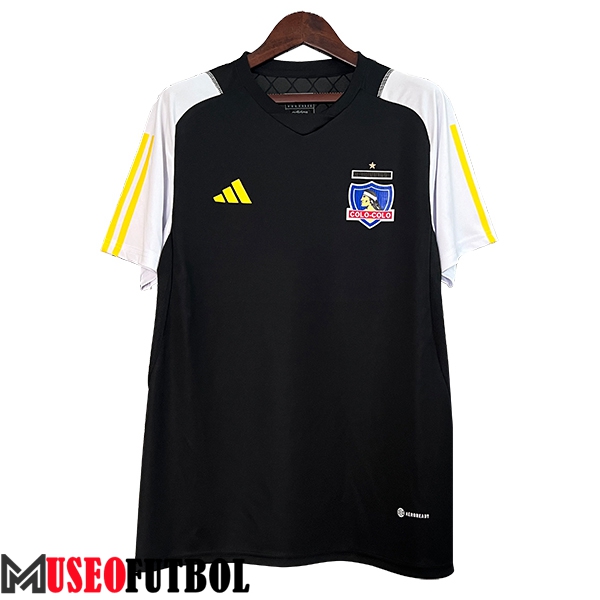 Camiseta Entrenamiento Colo-Colo Negro/Blanco 2024/2025