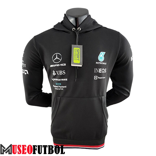 Sudadera Capucha F1 Mercedes Benz Team Negro 2024