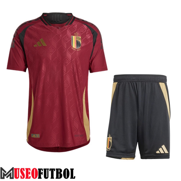 Camisetas De Futbol Bélgica Ninos Primera UEFA Euro 2024