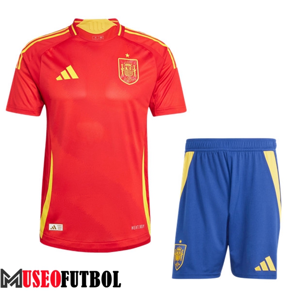 Camisetas Futbol España Primera + Cortos UEFA Euro 2024