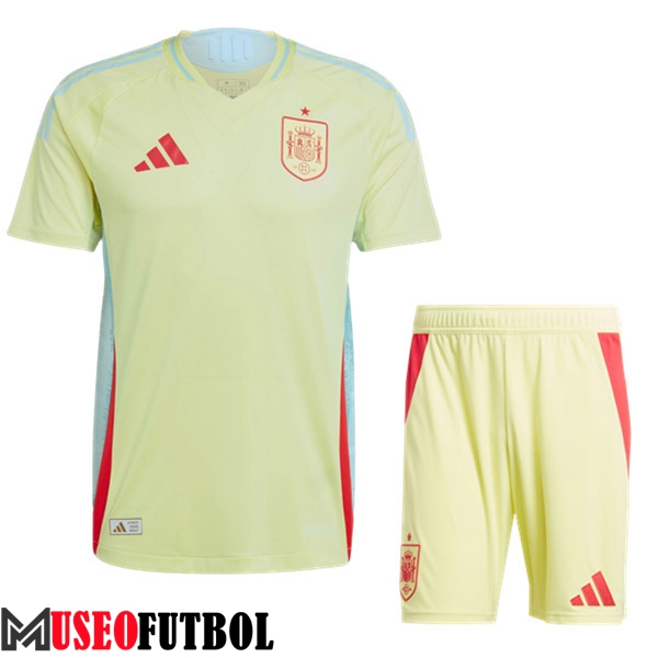 Camisetas Futbol España Segunda + Cortos UEFA Euro 2024