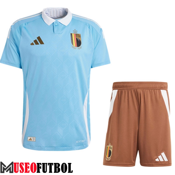 Camisetas Futbol Bélgica Segunda + Cortos 2024/2025