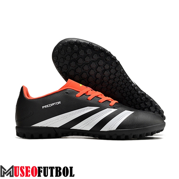 Adidas Botas De Fútbol Predator Club TF Negro/Blanco/Naranja