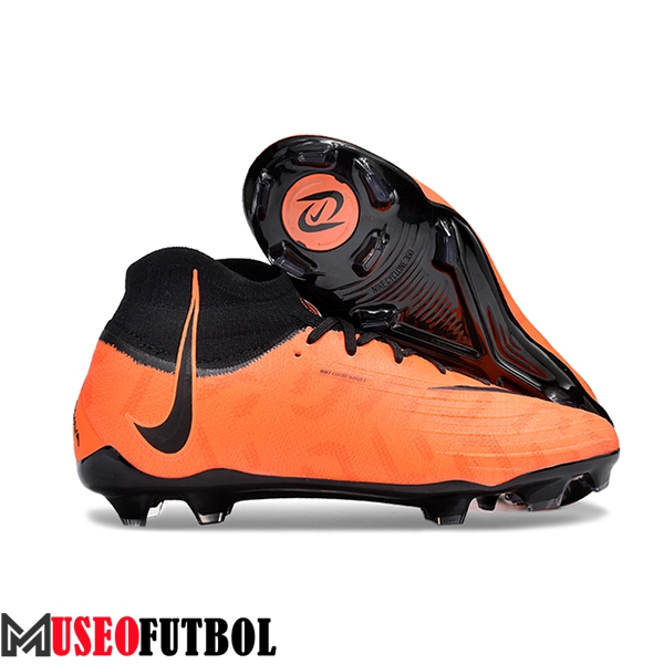 Nike Botas De Fútbol Phantom Luna Elite NU FG Naranja/Negro -03