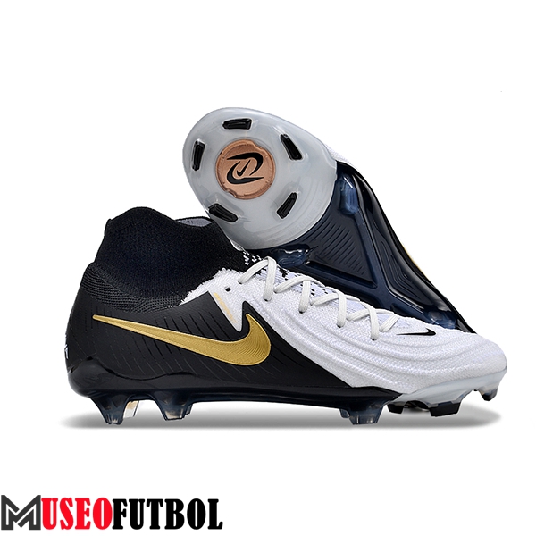 Nike Botas De Fútbol Phantom Luna Elite NU FG Negro/Blanco/Amarillo