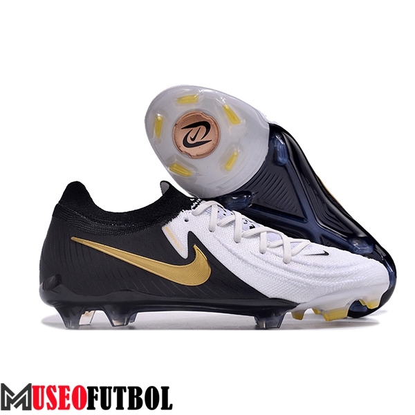 Nike Botas De Fútbol Phantom Luna Elite NU FG Negro/Blanco/Amarillo -02