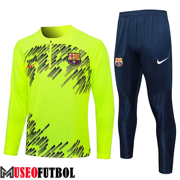 Chandal Equipos De Futbol FC Barcelona Verde/Negro 2024/2025