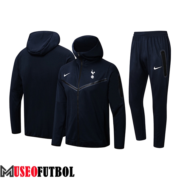 Chaqueta Con Capucha Chandal Rompevientos Tottenham Hotspur Azul Oscuro 2024/2025