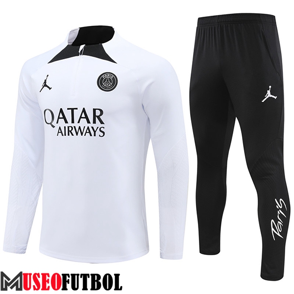 Chandal Equipos De Futbol PSG Blanco/Negro 2024/2025