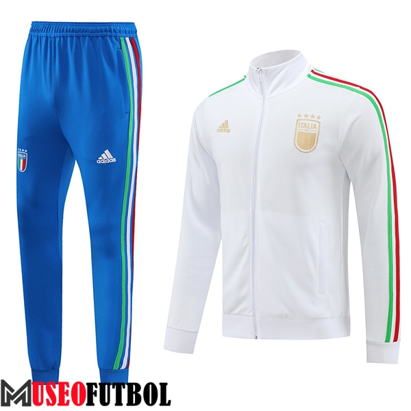 Chandal Equipos De Futbol Italia Blanco/Azul 2024/2025