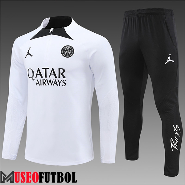 Chandal Equipos De Futbol PSG Ninos Blanco/Negro 2024/2025