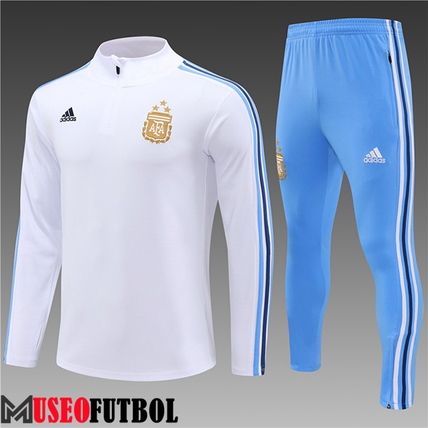 Chandal Equipos De Futbol Argentina Ninos Blanco/Azul 2024/2025