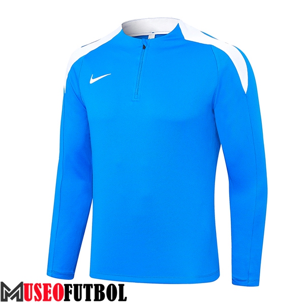 Sudadera De Entrenamiento Nike Azul/Blanco 2024/2025 -02